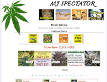 Tablet Screenshot of mjspectator.com